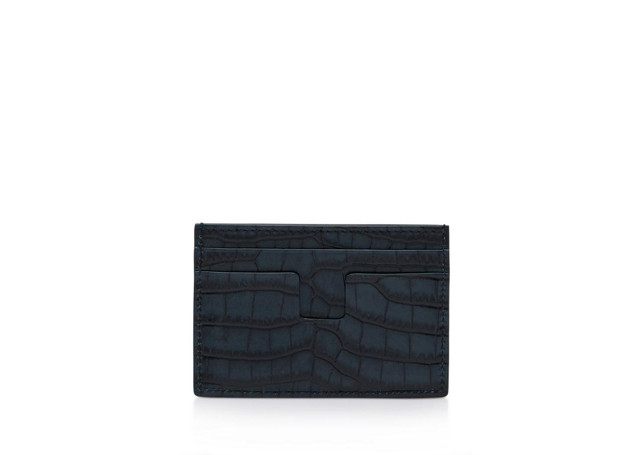 PRINTED ALLIGATOR CARDHOLDER image number 1