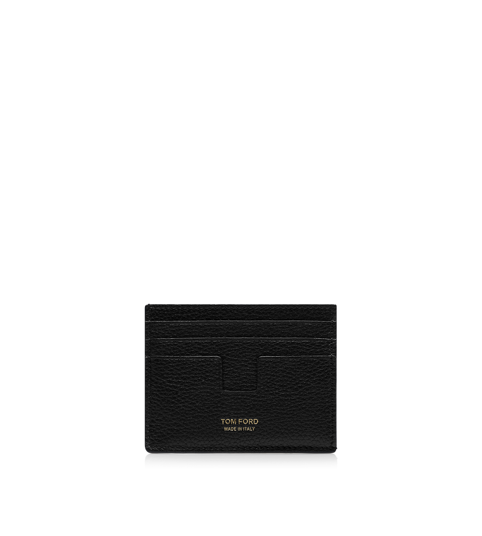 Tom Ford Money Clip Leather Wallet - Brown