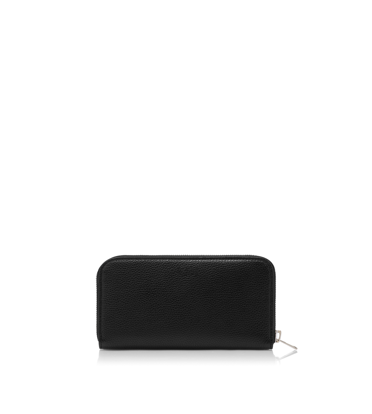 TOM FORD LEATHER BLACK GRAIN LEATHER CONTINENTAL WALLET