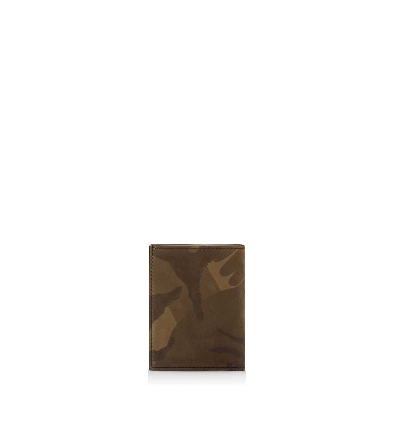 CAMO NUBUCK FOLDING CARDHOLDER image number 1