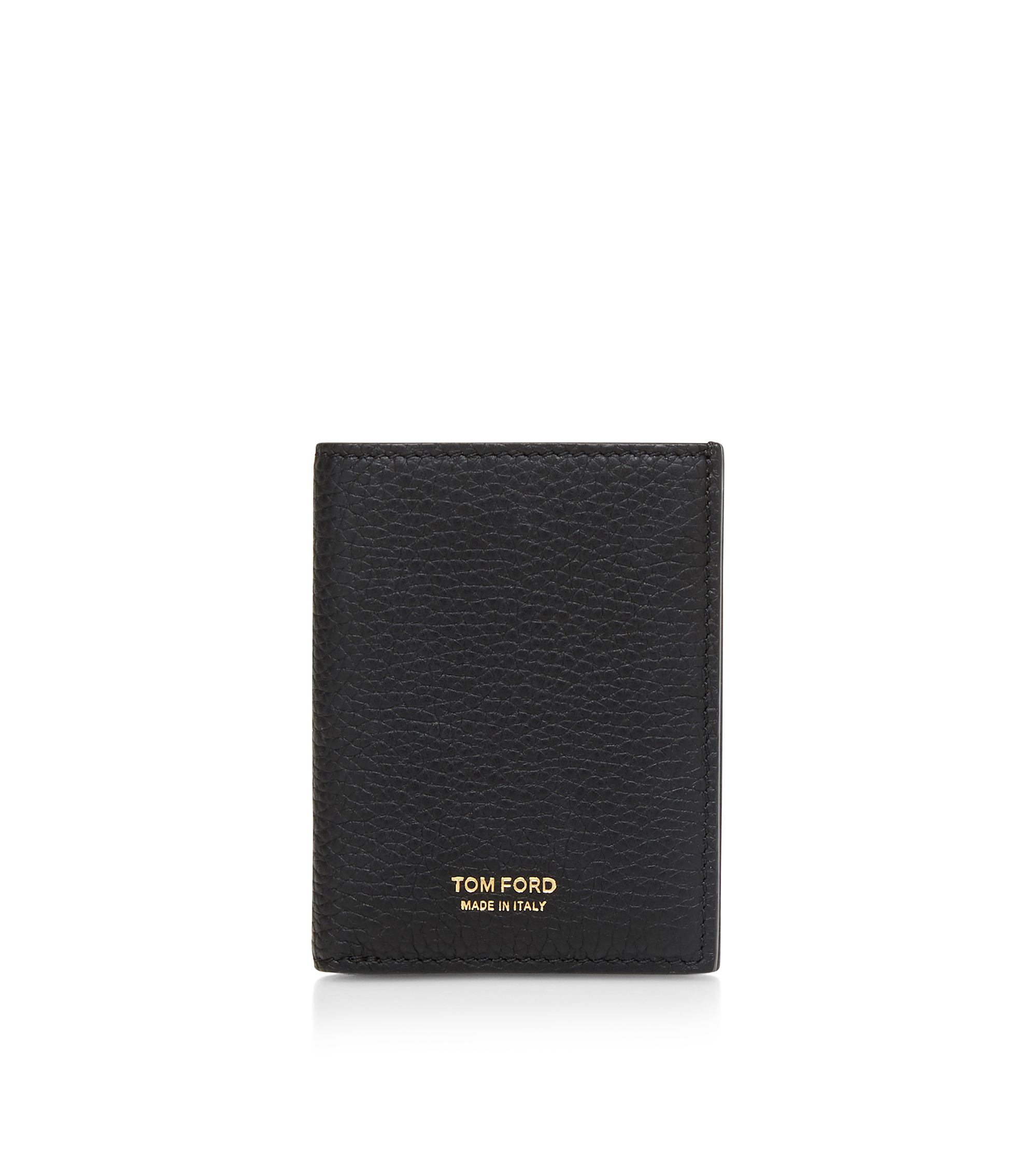 GRAIN LEATHER FOLDING CARDHOLDER&nbsp;