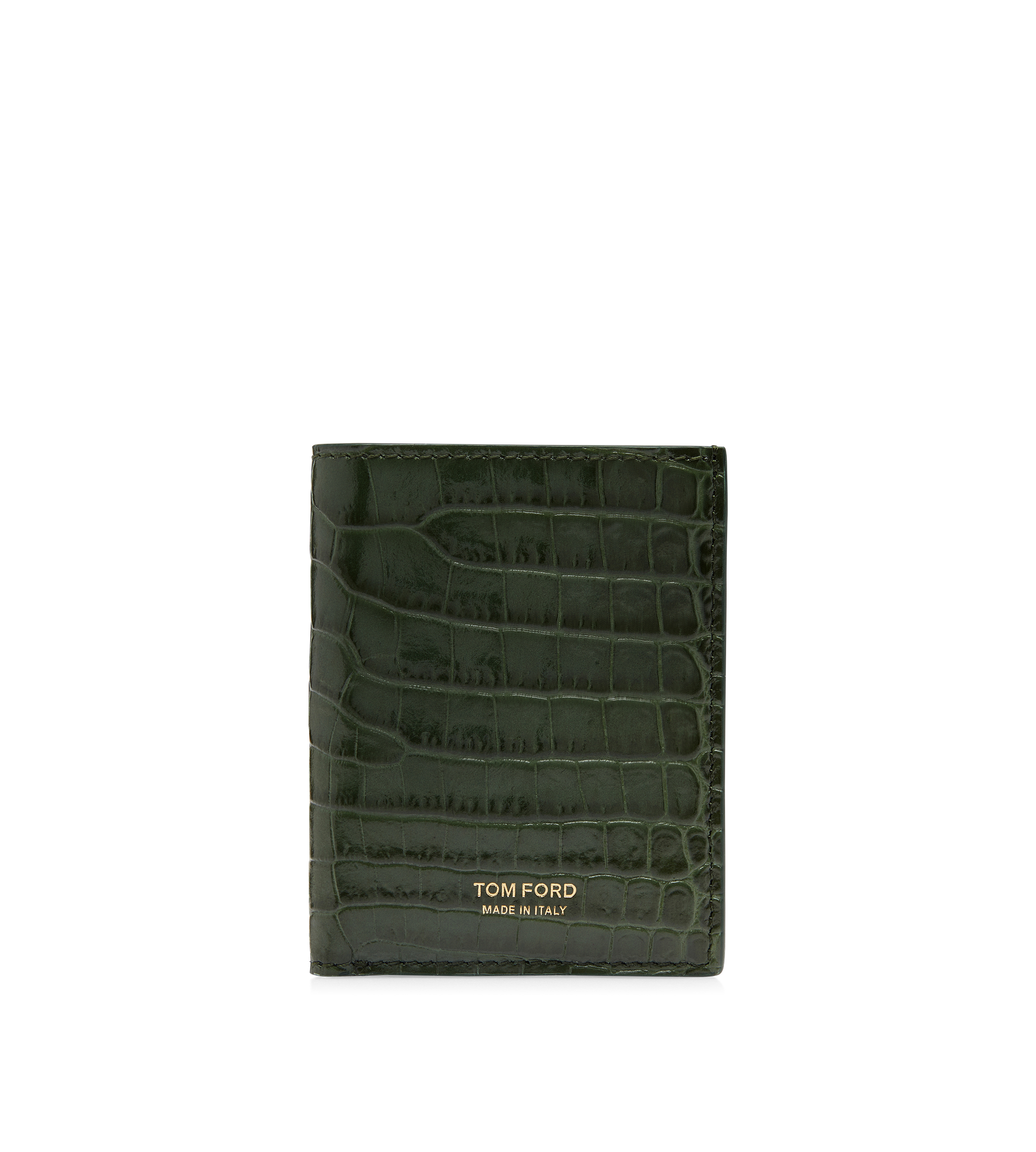 Tom ford discount green croc wallet