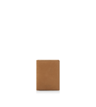 NUBUCK T LINE FOLDING CARDHOLDER image number 0