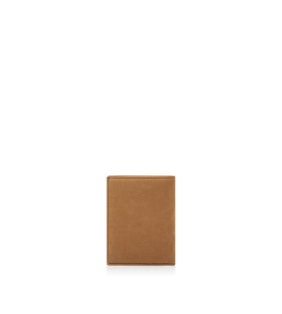 NUBUCK T LINE FOLDING CARDHOLDER image number 1