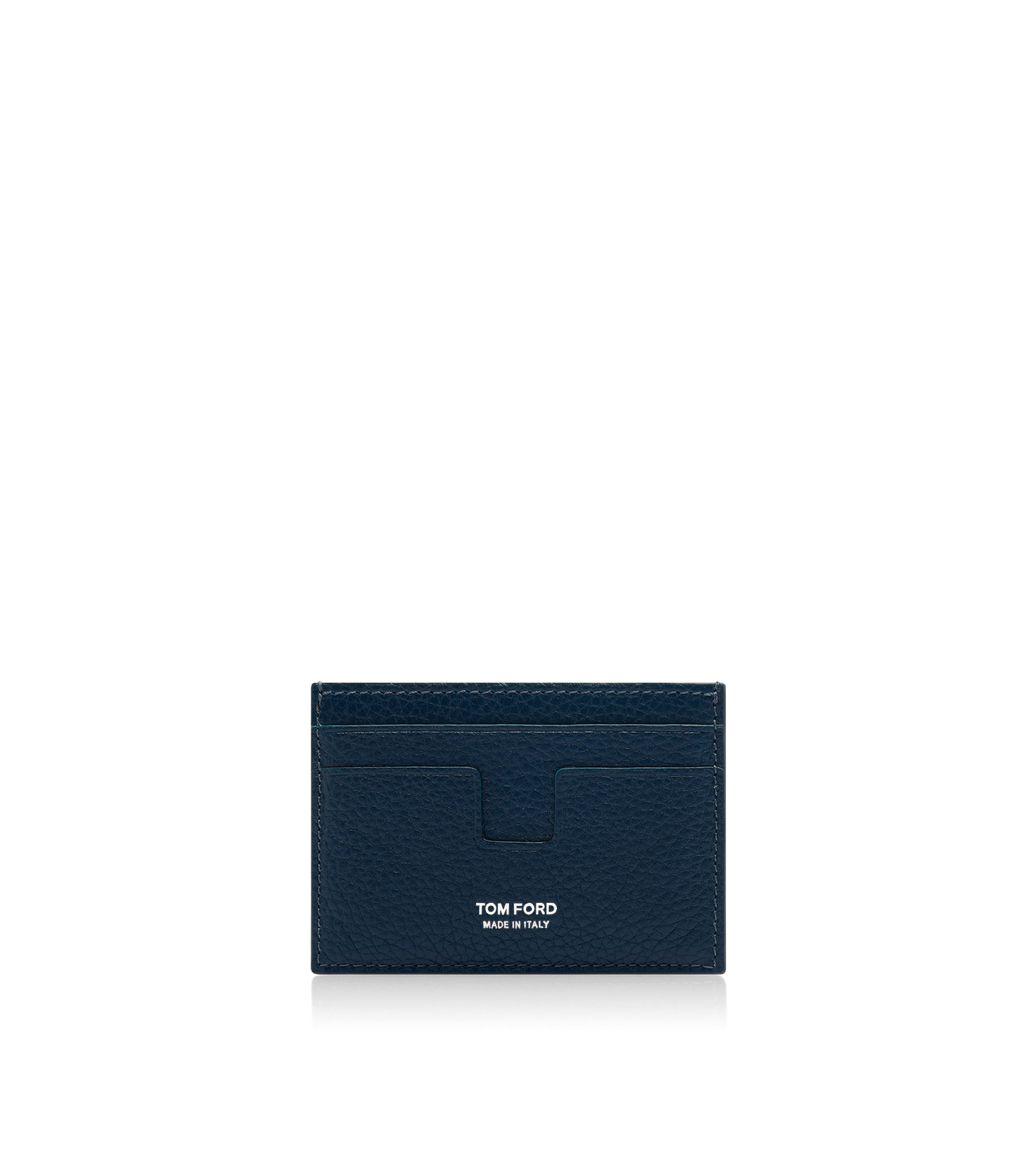 GRAIN LEATHER MONEY CLIP CARDHOLDER image number 0