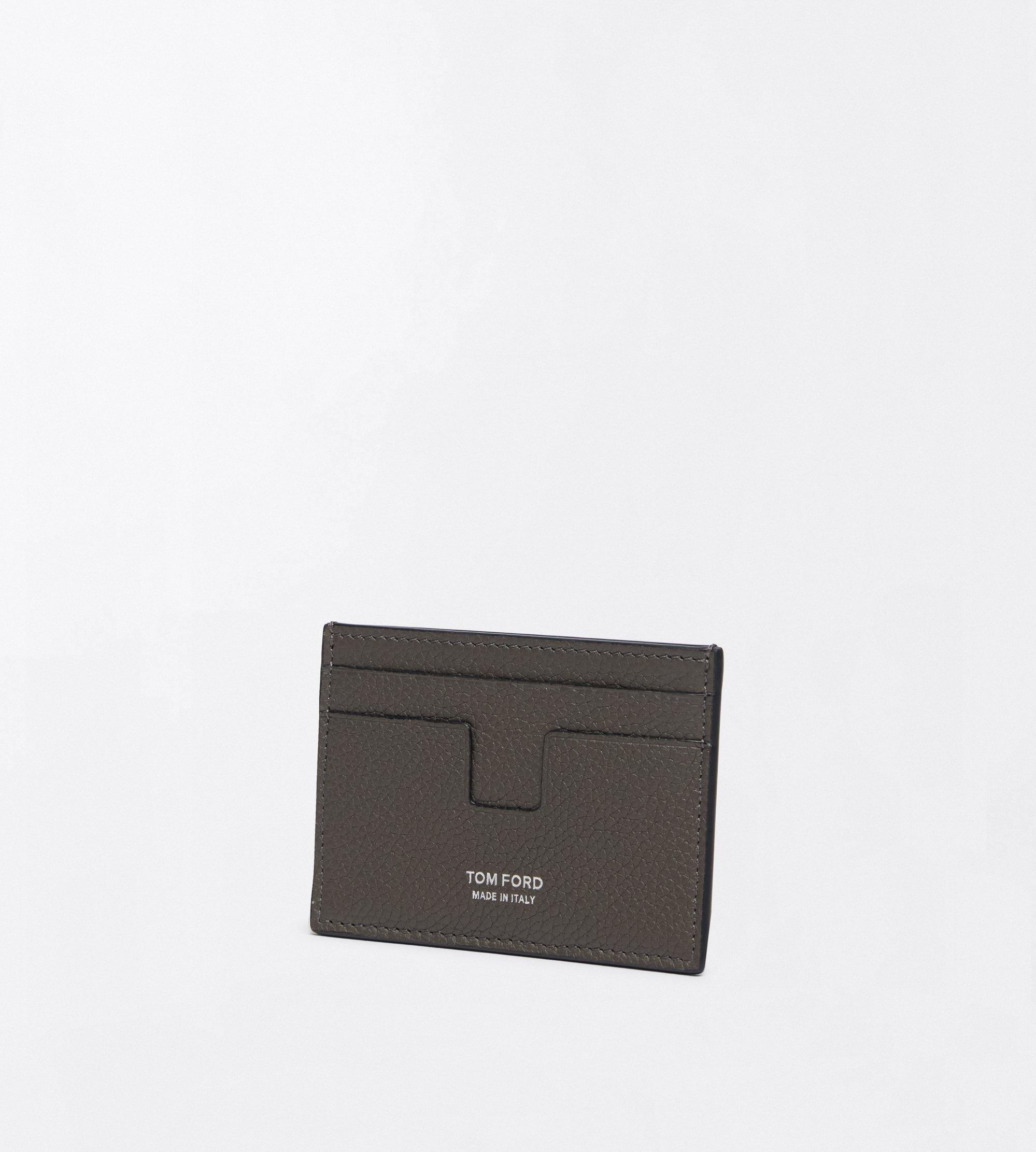 GRAIN LEATHER MONEY CLIP CARDHOLDER&nbsp;