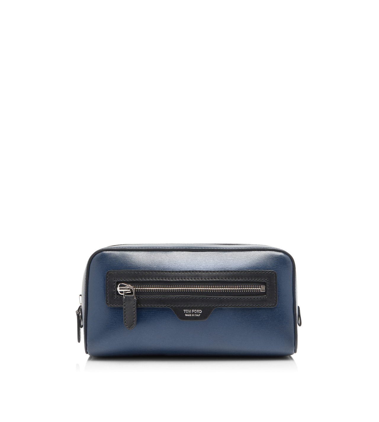 GRAIN LEATHER SMART TOILETRY BAG image number 0