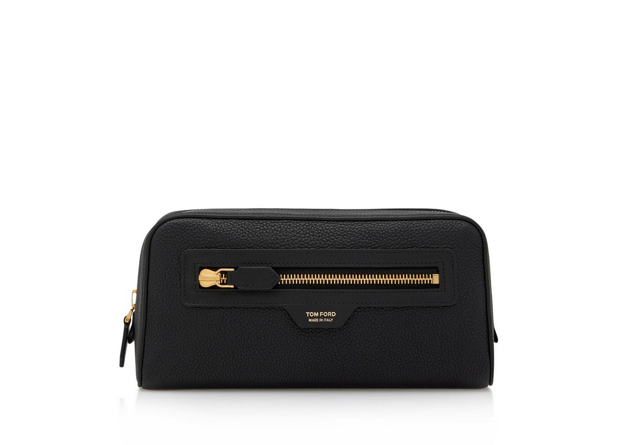 GRAIN LEATHER SMART TOILETRY BAG | Tom Ford Fashion