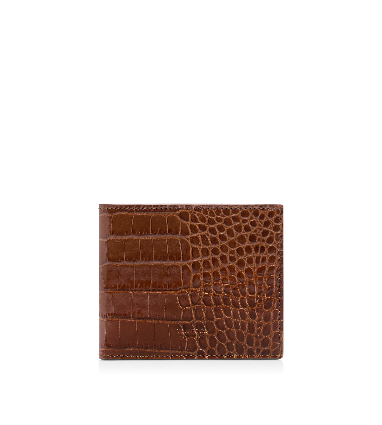PRINTED CROC CLASSIC BIFOLD WALLET image number 0