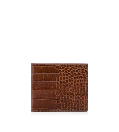 PRINTED CROC CLASSIC BIFOLD WALLET image number 0