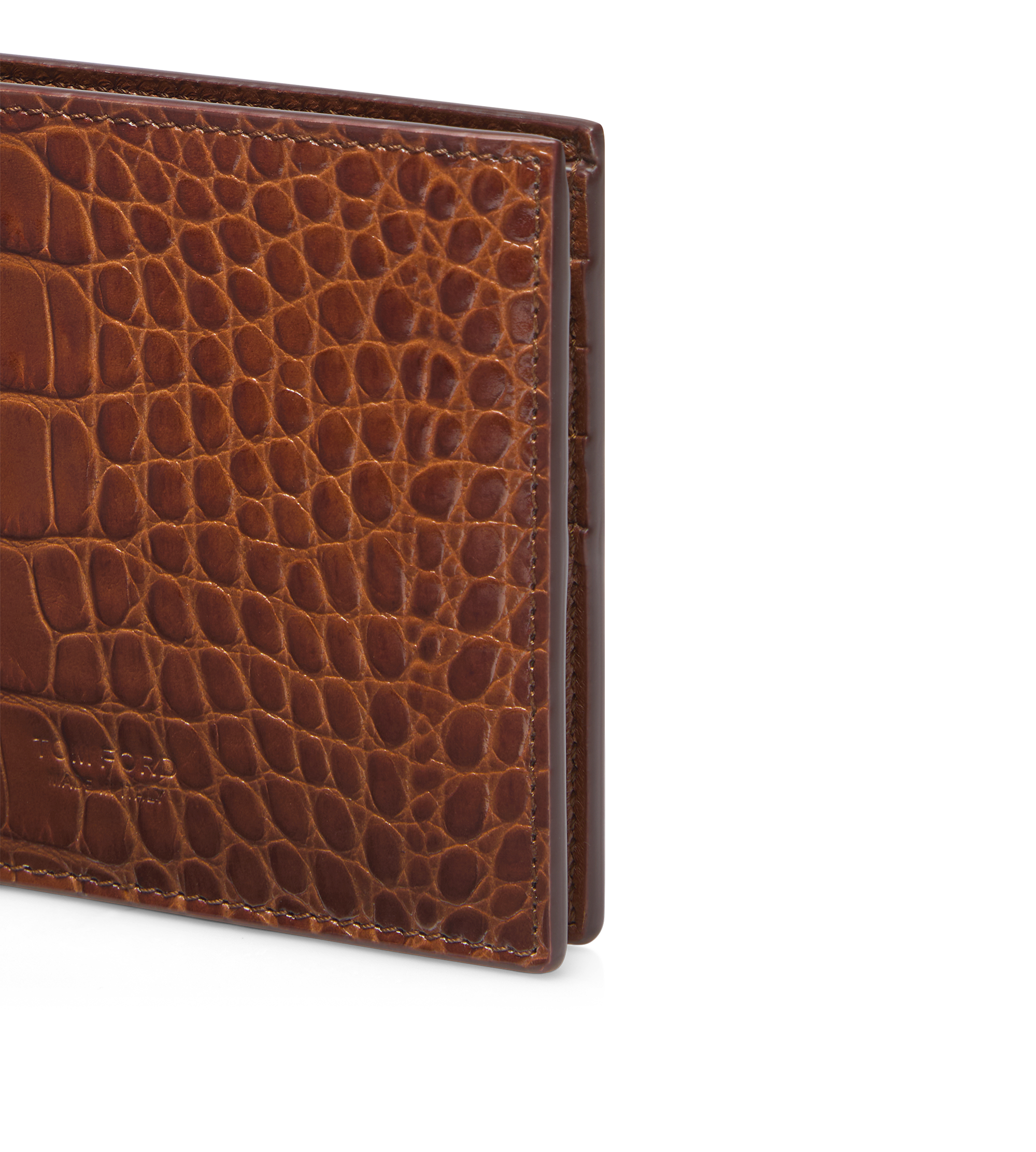 PRINTED CROC CLASSIC BIFOLD WALLET | TOM FORD Fashion