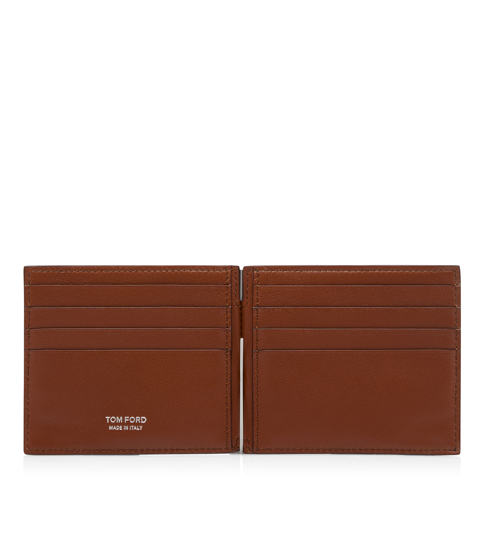 PRINTED CROC MONEY CLIP WALLET