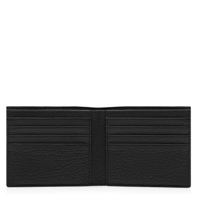 PRINTED DEER LEATHER ELONGATED T LINE CLASSIC BIFOLD WALLET image number 2