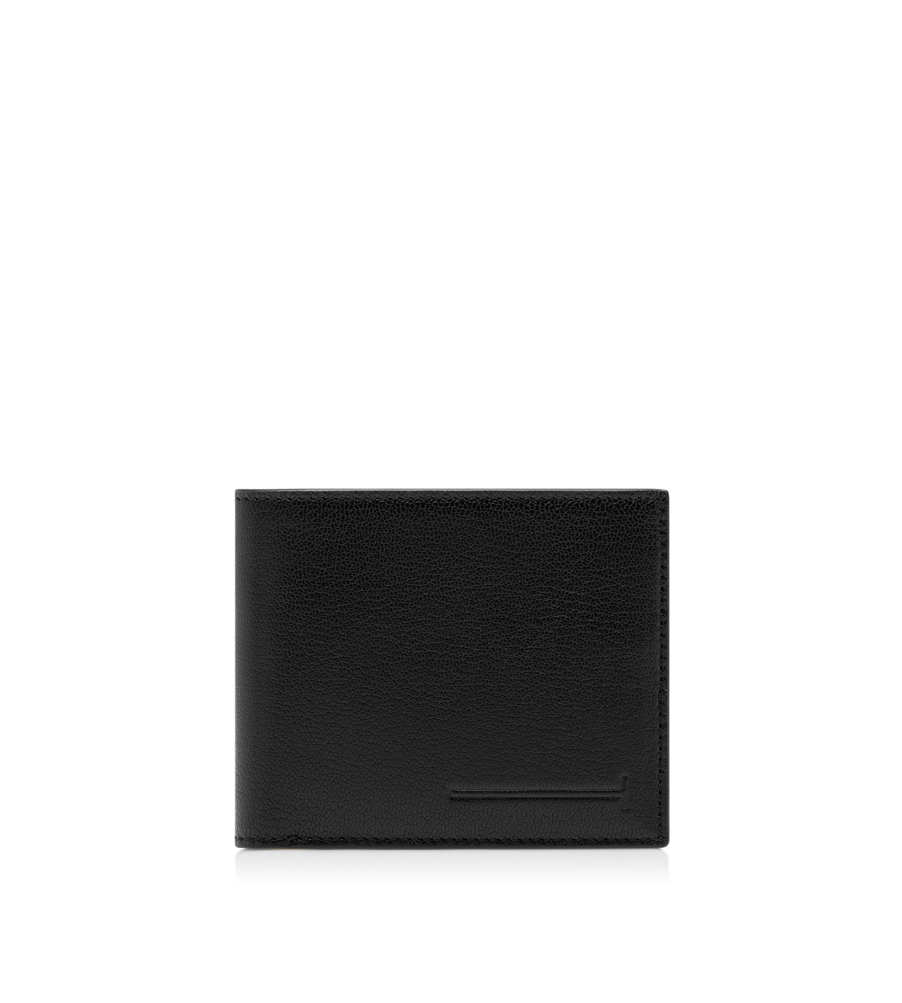 SUPPLE GRAIN LEATHER ELONGATED T LINE CLASSIC BIFOLD WALLET image number 0