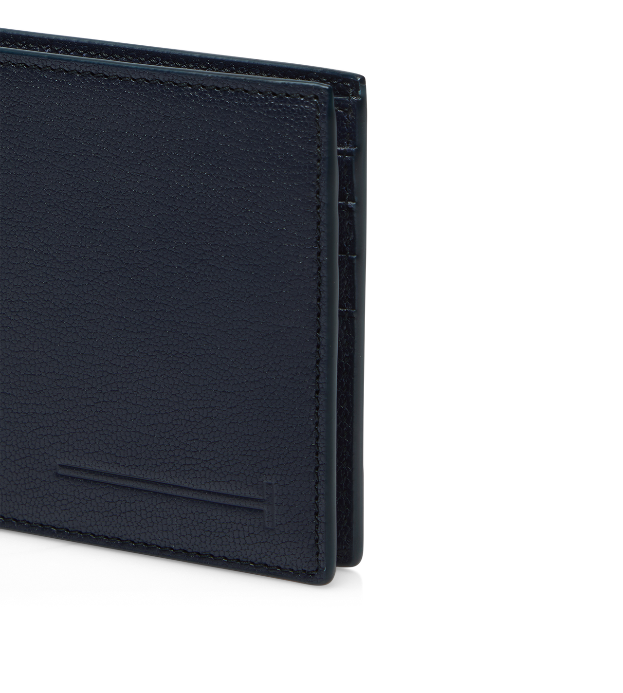 SUPPLE GRAIN LEATHER ELONGATED T LINE CLASSIC BIFOLD WALLET image number 3