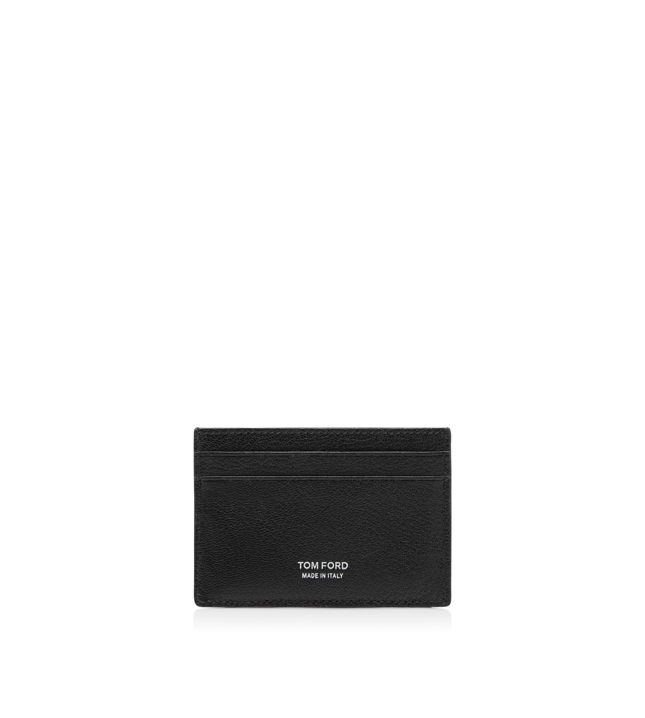 SUPPLE GRAIN LEATHER ELONGATED T LINE CLASSIC CARD HOLDER image number 1