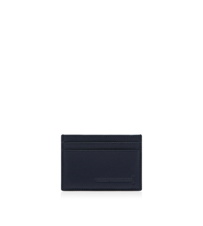 SUPPLE GRAIN LEATHER ELONGATED T LINE CLASSIC CARD HOLDER image number 0