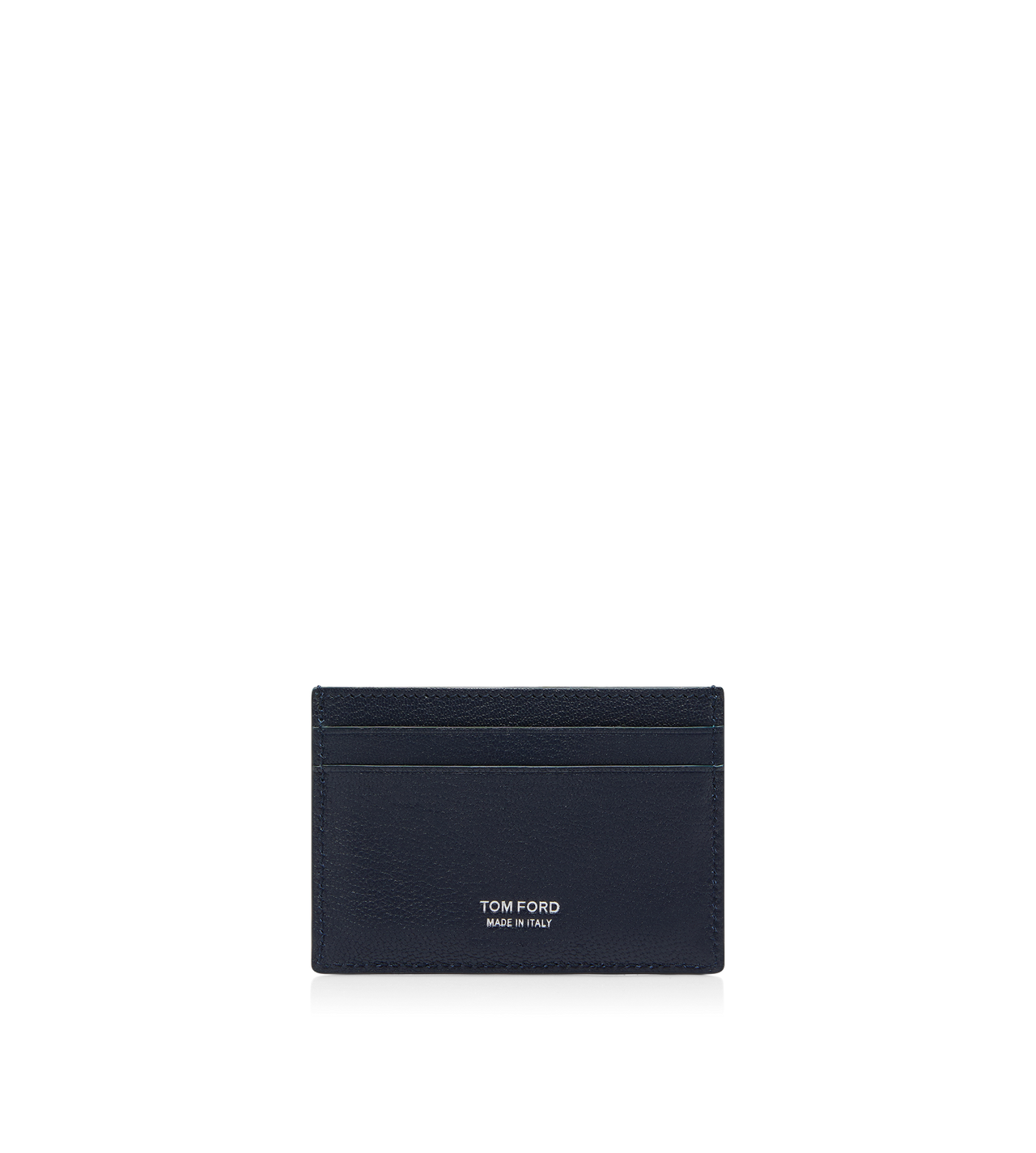 SUPPLE GRAIN LEATHER ELONGATED T LINE CLASSIC CARD HOLDER image number 1