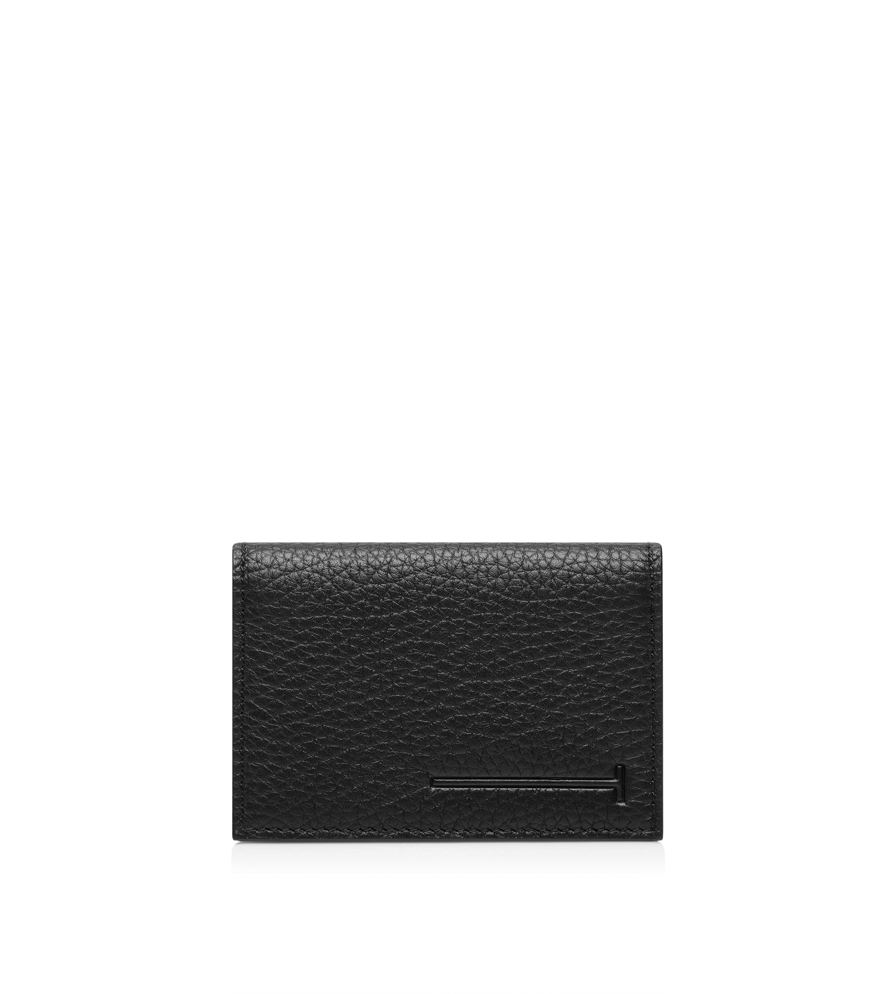 PRINTED DEER LEATHER ELONGATED T LINE BUSINESS CARD HOLDER image number 0