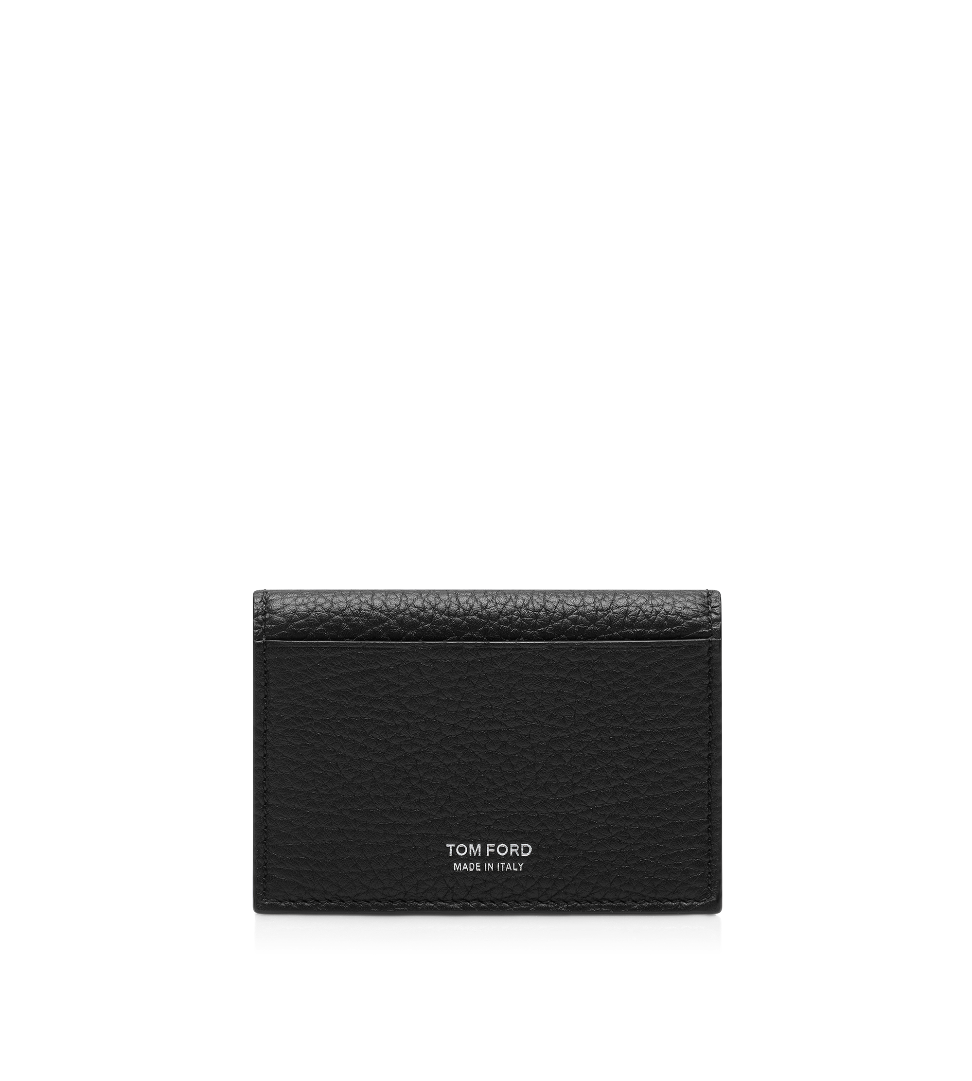 PRINTED DEER LEATHER ELONGATED T LINE BUSINESS CARD HOLDER