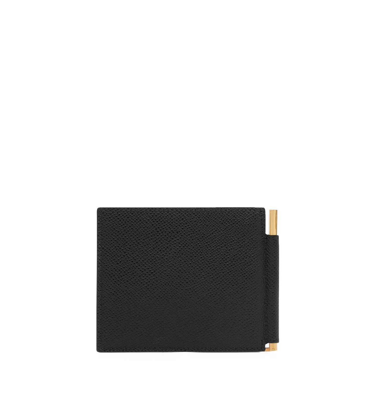 SMALL GRAIN LEATHER MONEY CLIP WALLET image number 2