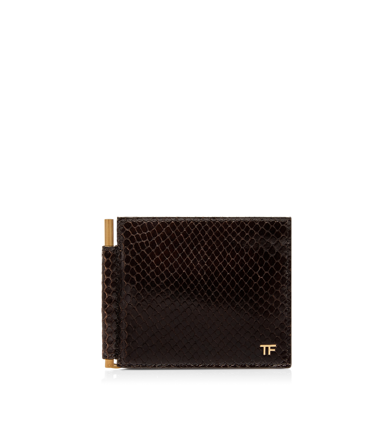 PRINTED PYTHON MONEY CLIP WALLET image number 0