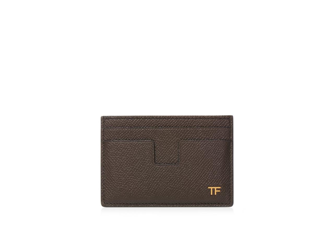 SMALL GRAIN LEATHER CARDHOLDER image number 0