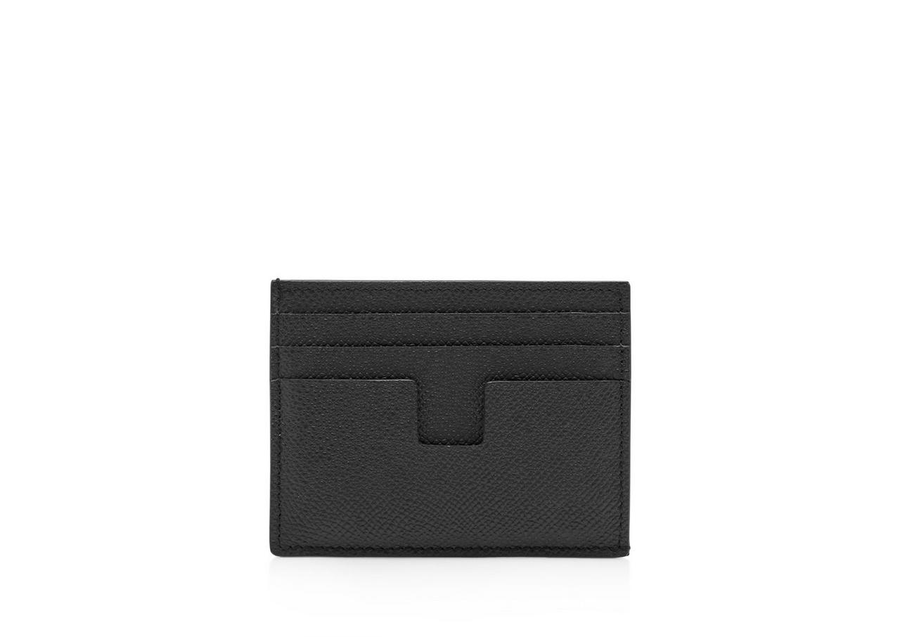 SMALL GRAIN LEATHER CARDHOLDER image number 1