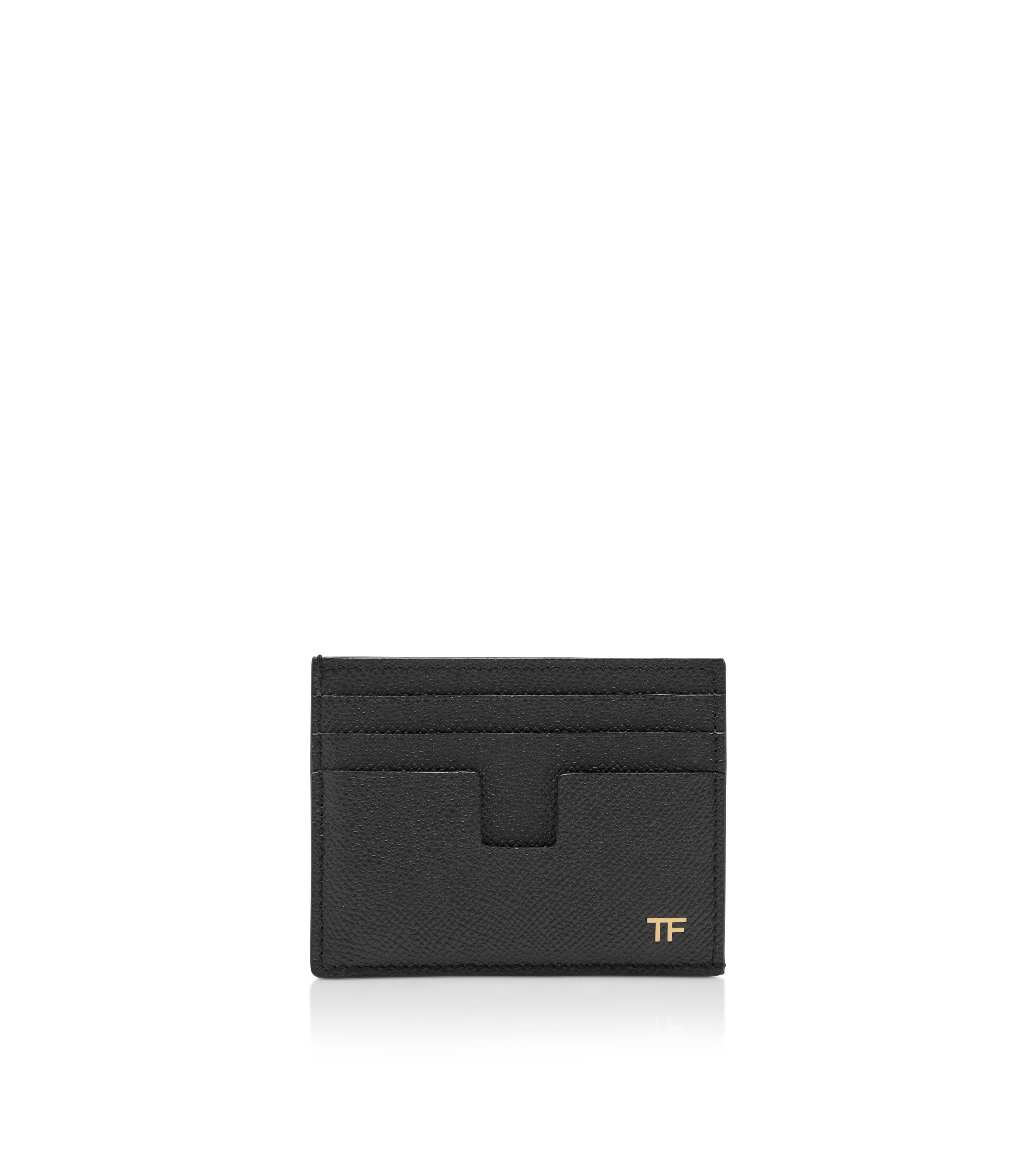 BOSS - Monogram-embossed billfold wallet in grained leather