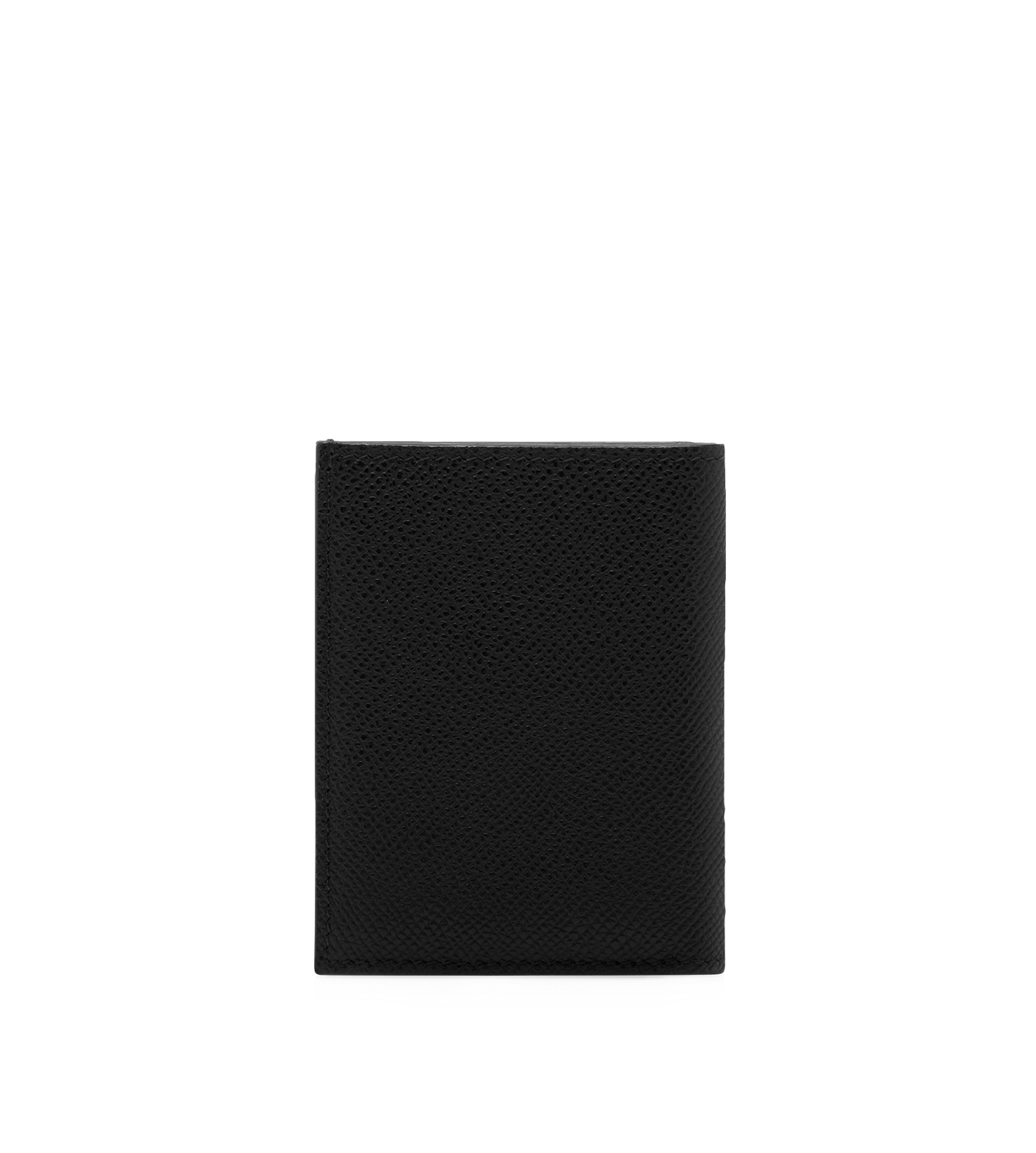 SMALL GRAIN LEATHER FOLDING CARDHOLDER image number 2