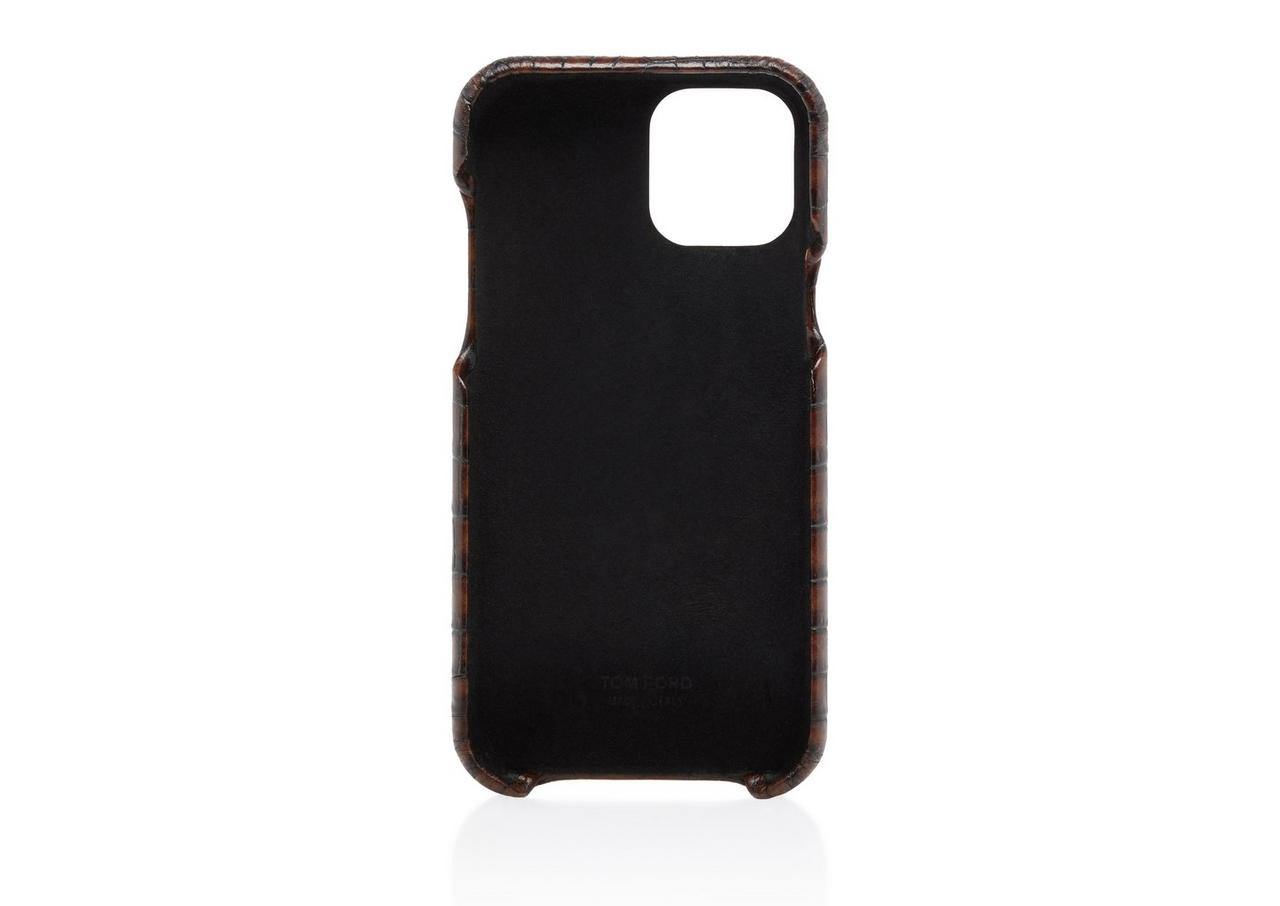 PRINTED ALLIGATOR IPHONE CASE image number 1