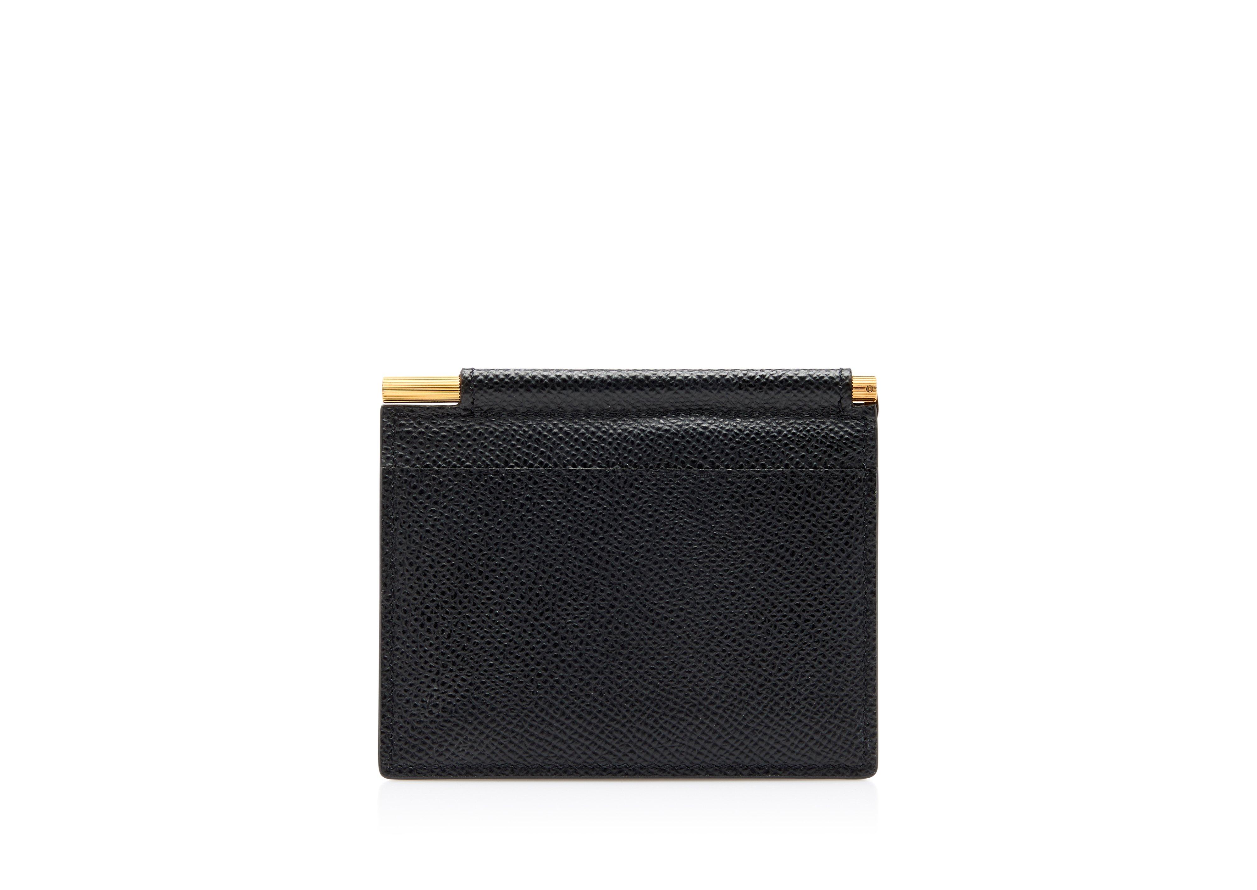 SMALL GRAIN LEATHER FOLDING MONEY CLIP CARDHOLDER | Tom Ford Fashion SMALL GRAIN LEATHER FOLDING MONEY CLIP CARDHOLDER | Tom Ford Fashion