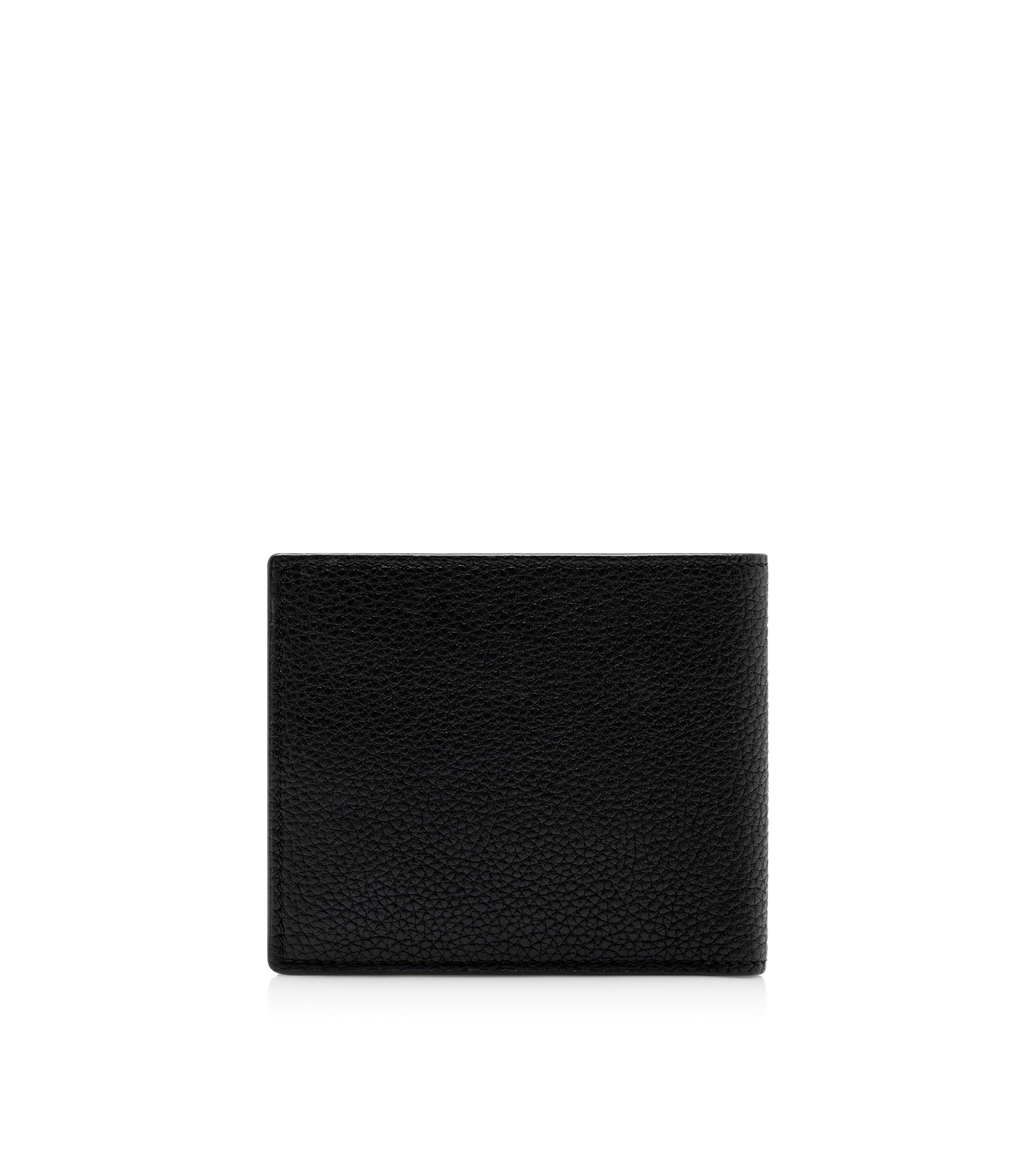 Black Pebble Grain Leather Wallet, Mens Leather Goods