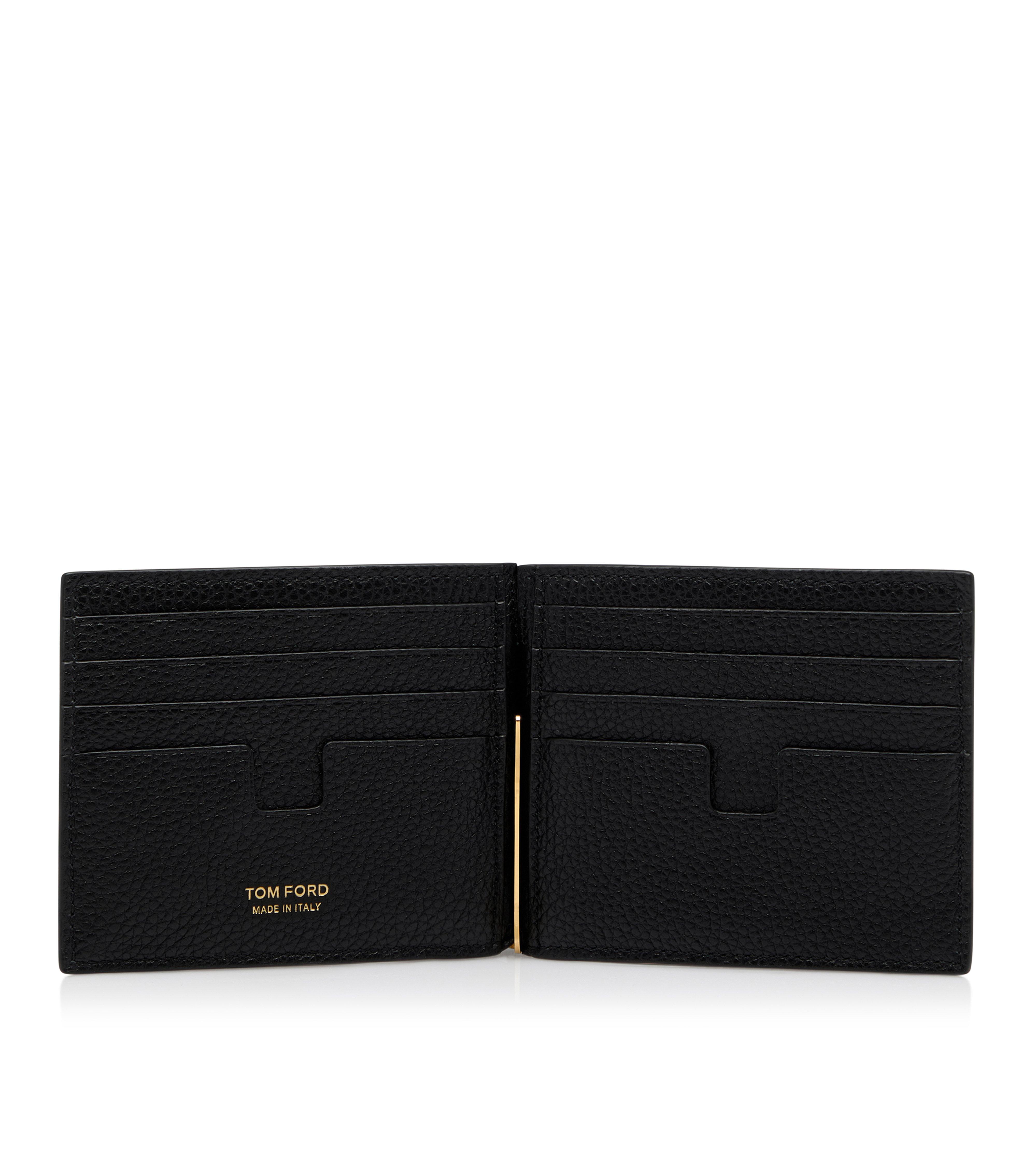 GRAIN LEATHER MONEY CLIP WALLET