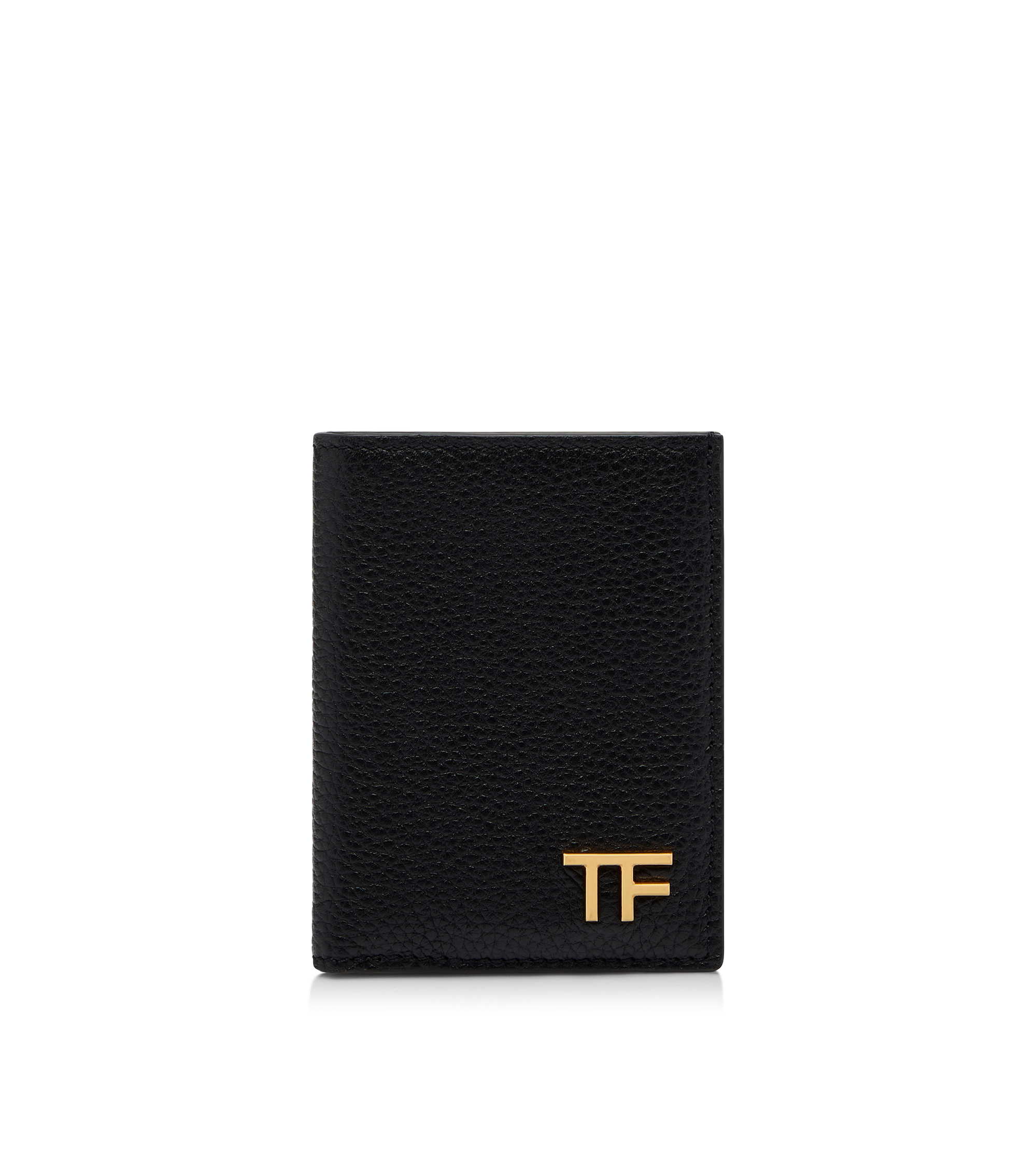 GRAIN LEATHER FOLDING CARDHOLDER | Tom Ford Fashion