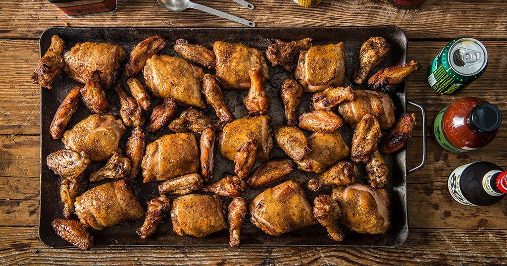 BBQ Game Day Chicken Wings and Thighs Recipe - Traeger