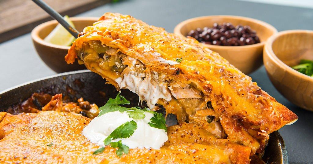 Roasted Chicken Enchiladas | Traeger Grills