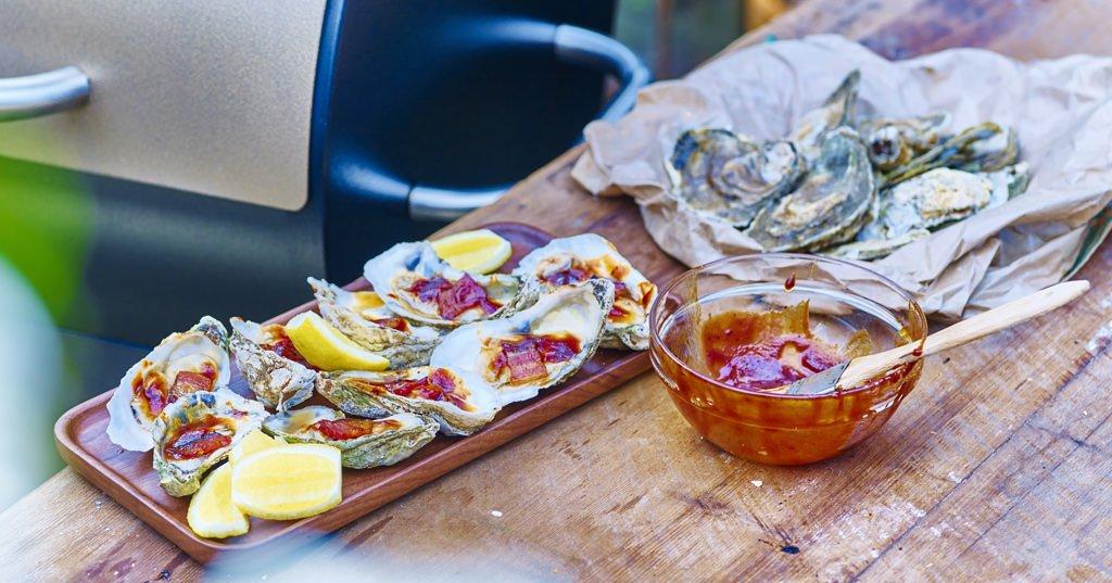 BBQ Oysters with Bacon Recipe by Chef Tyler Florence | Traeger Grills