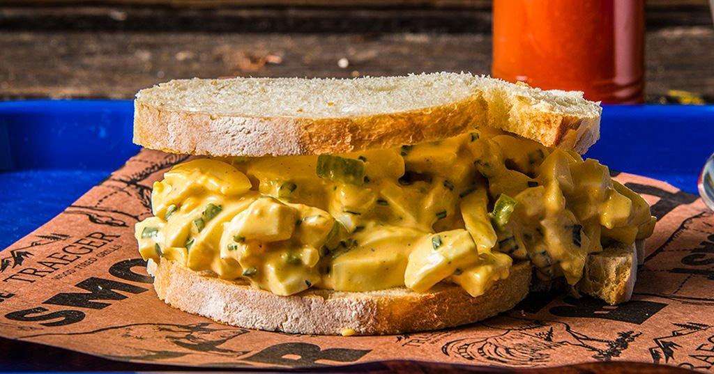 Smoked Egg Salad Sandwich Recipe | Traeger Grills