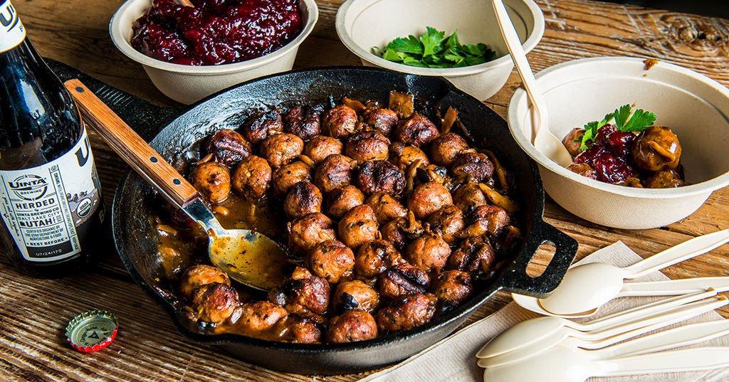 Braised Wild Turkey Meatballs & Brown Gravy Recipe - Traeger