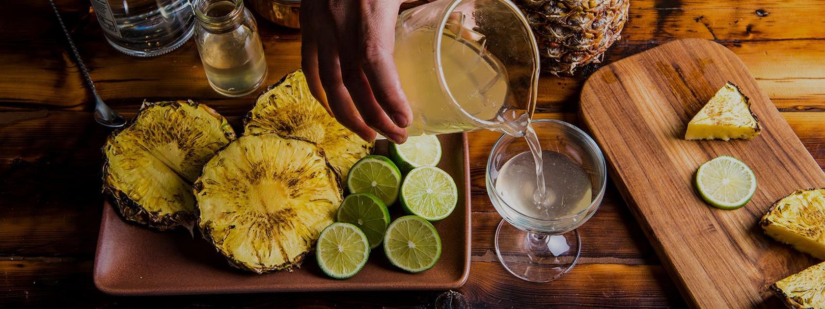 How to Make Smoky Grilled Pineapple Cocktail Syrup