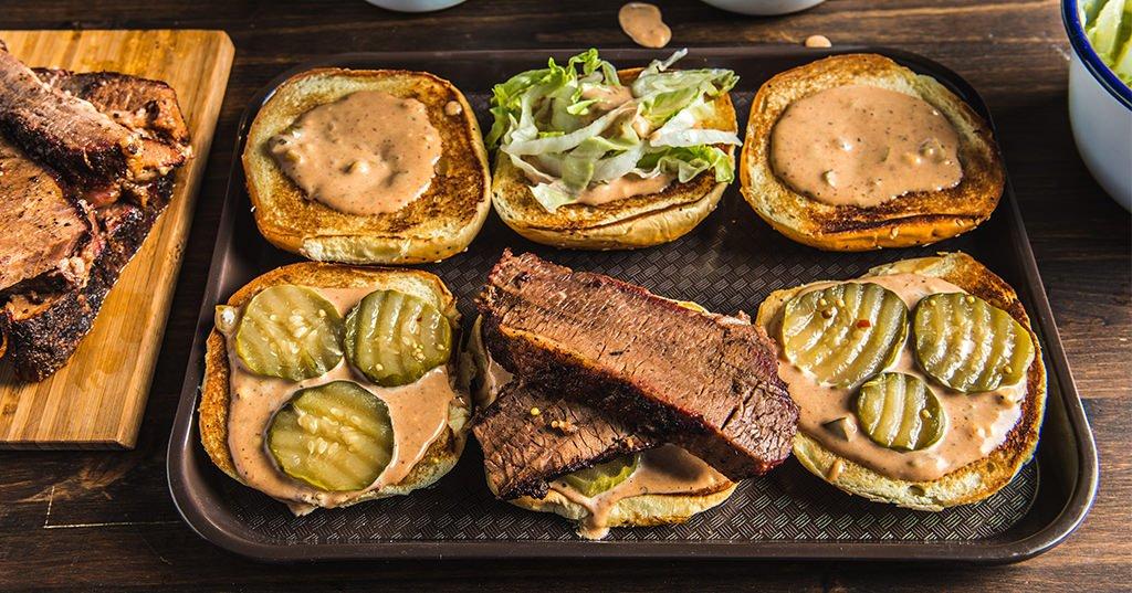 BBQ Brisket Sandwich with Special Sauce Recipe - Traeger