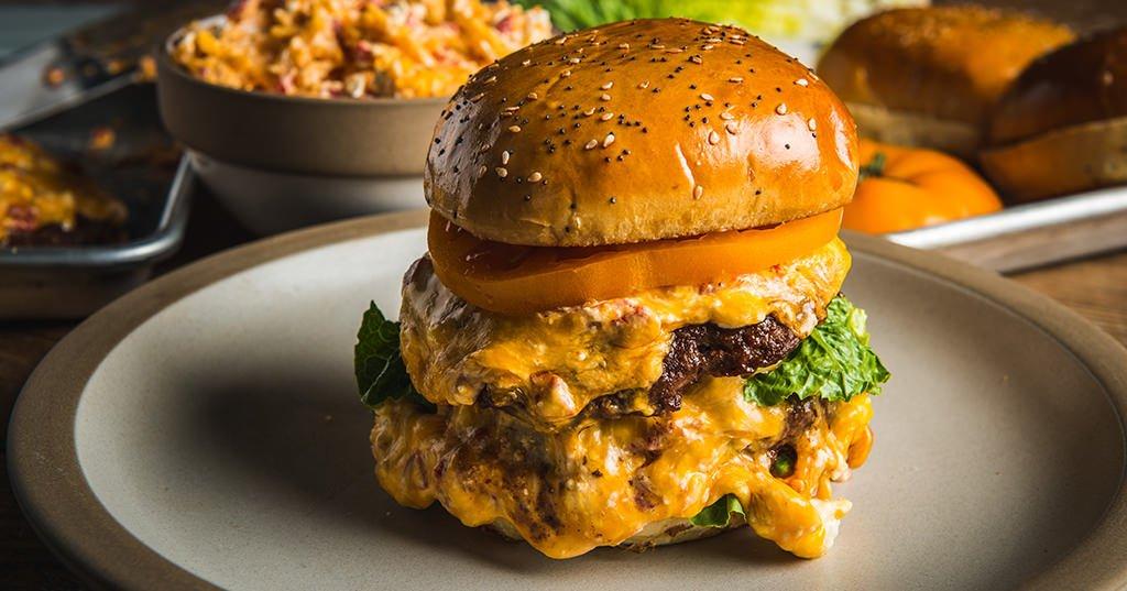 Grilled Southern Pimento Cheeseburger Recipe - Traeger