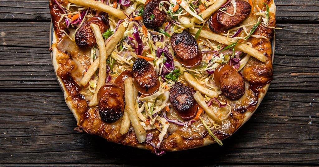 Grilled Polish Boy Pizza Recipe | Traeger Grills
