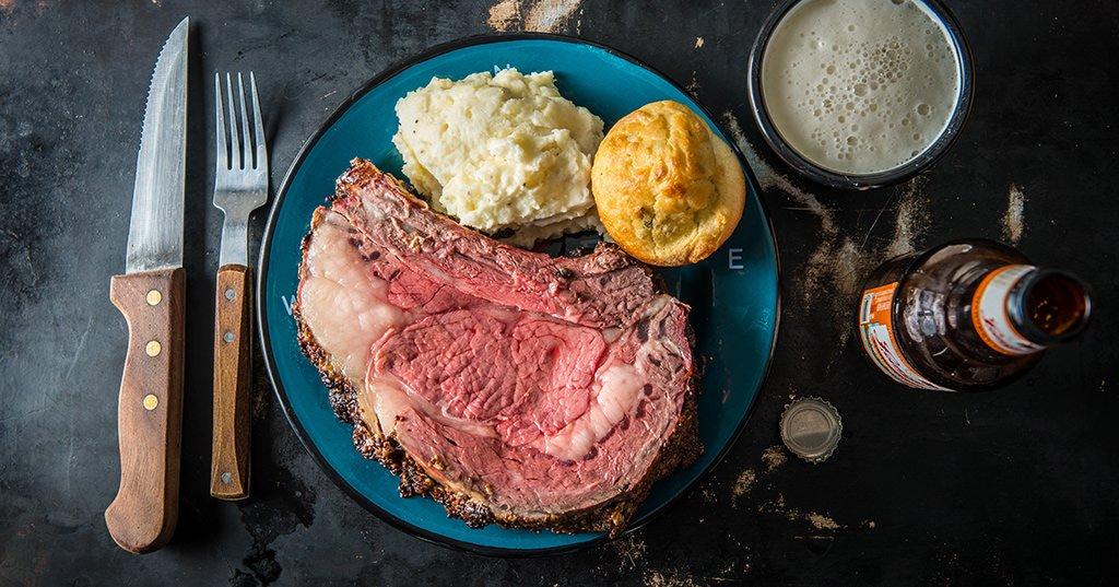 Prime Rib with Mustard Rub - Traeger Grills