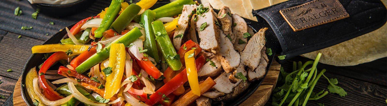 Grilled Chicken Fajitas Recipe | Traeger Grills