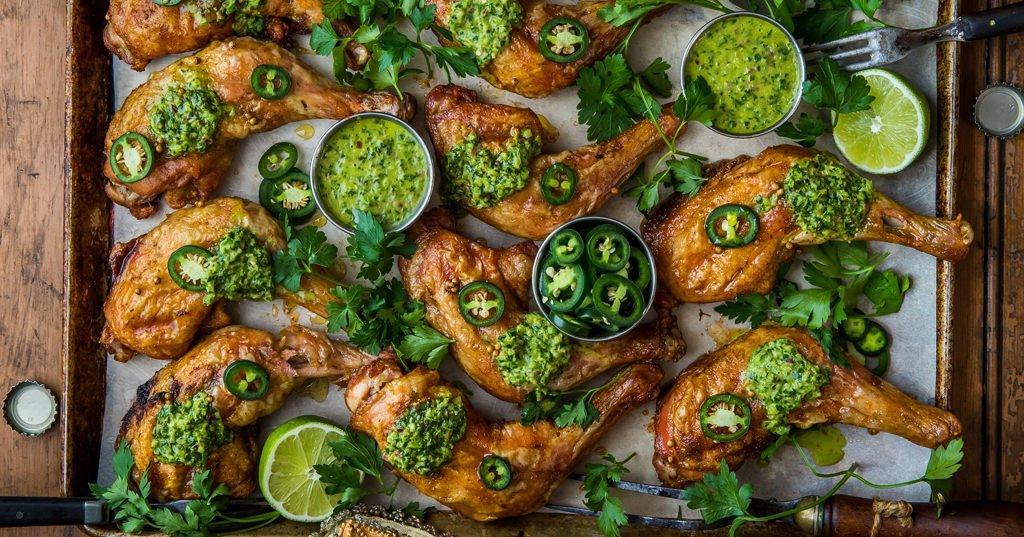Chicken & Chimichurri Dennis the Prescott Recipe - Traeger