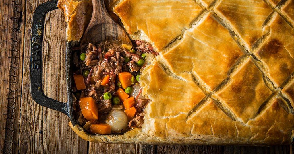 Smoked Brisket Pot Pie Recipe | Traeger Grills