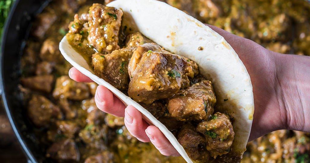 Braised Pork Chile Verde Recipe | Traeger Grills
