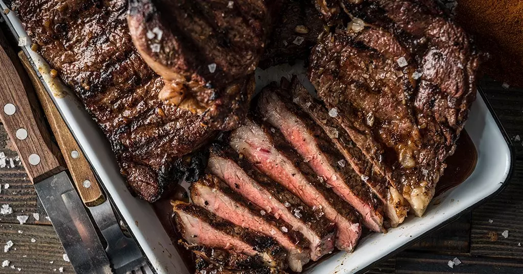Smoked Chili Rib Eye Steaks